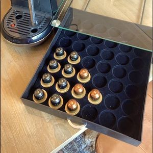 Nespresso Espresso/Latte Machine and Pod Holder